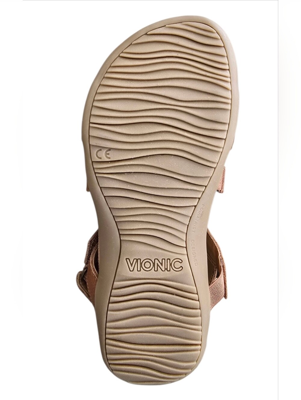Vionic Raya Adjustable Leather Slingback Sandals - Picture 5 of 5